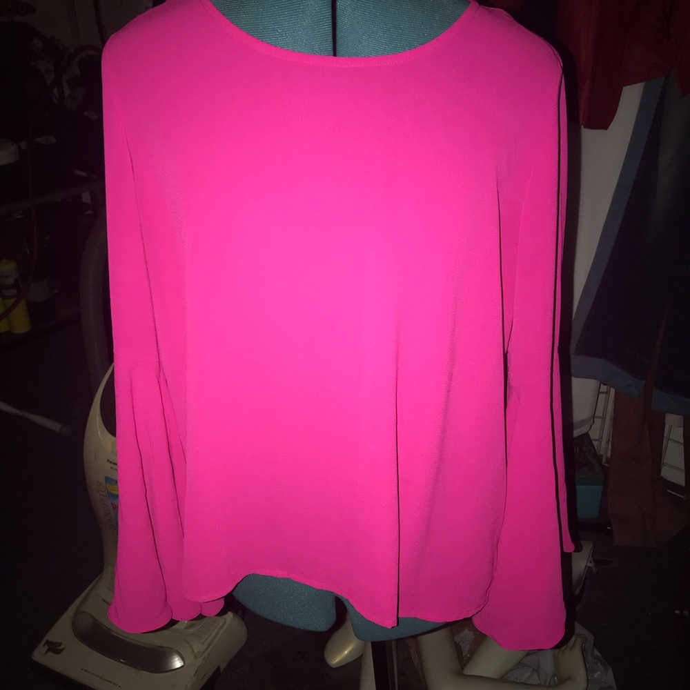 Beautiful hot/bright pink blouse
